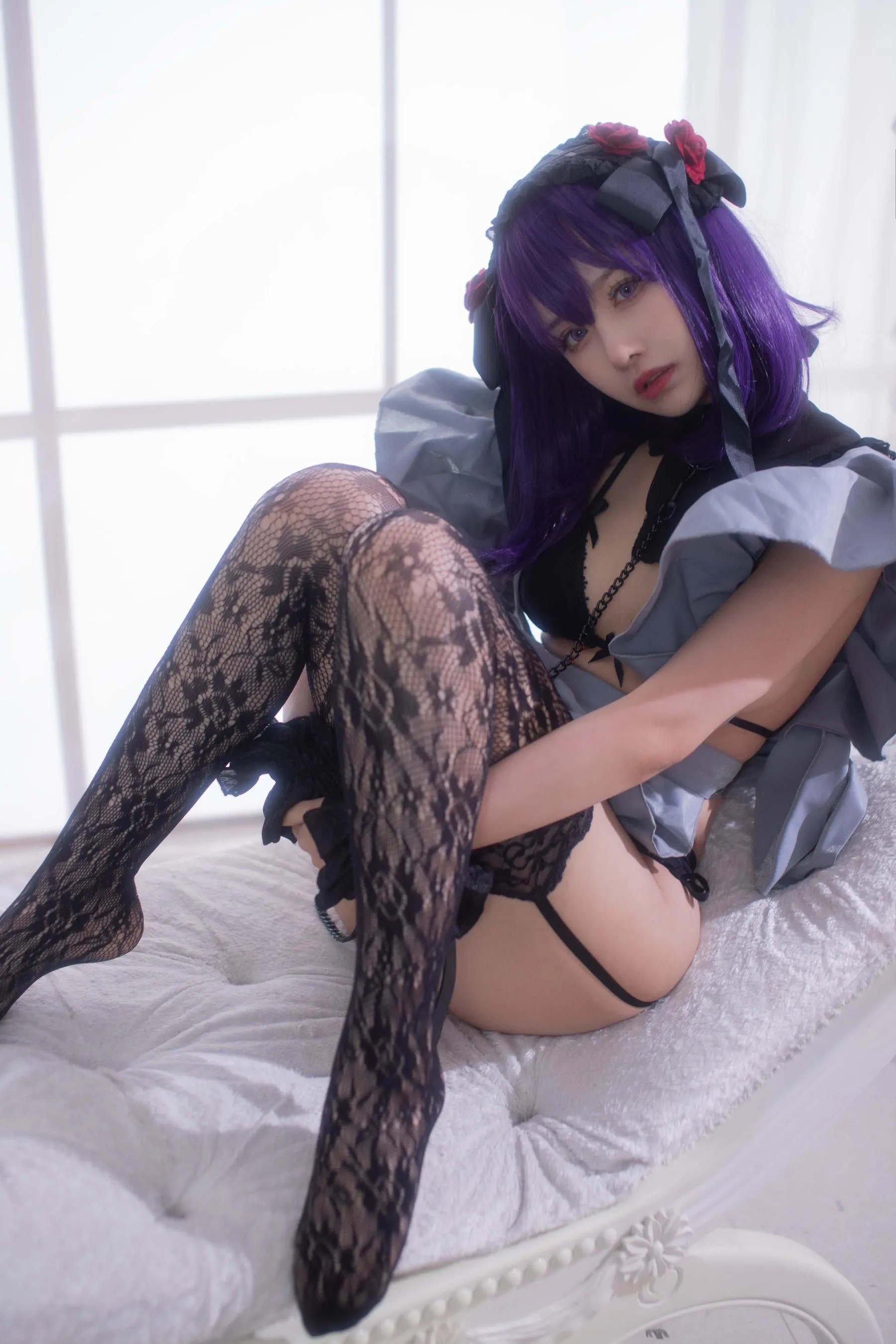 Shika小鹿鹿 – NO.85 喜多川海梦 小雫内衣 [18P]插图5